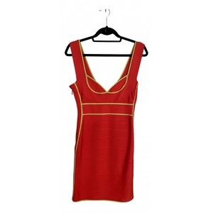 Herve Ledger Mini Dress
